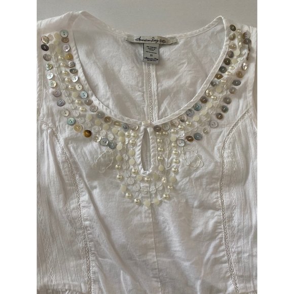 America Rag 100% cotton peplum top size small - Picture 3 of 10